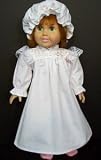 Bedtime Nightgown Doll Dress Complete Outfit for American Girl 18 Dolls