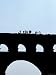 Famous Roman Aqueduct of Pont du Gard Built Before Christian Era, France Photographic...
