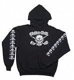 Tattoo Golf Skull Hoodie Long Sleeve Pullover O112