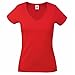 Fruit Of The Loom Ladies Lady-Fit Valueweight V-Neck Short Sleeve T-Shirt