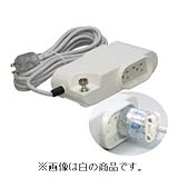 明工社 病院用接地タップ Kタイプ VCTケーブル5m ランプ付き 医用接地プラグ付 赤 MR7360TD5R