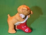 Porcelain Bear fifth in series 1987 hallmark ornament