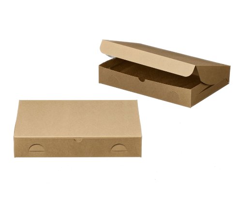 Dress My Cupcake Cupcake Box with Lid and Holder for 24 Skinny Mini Cupcakes, Brown, Set of 100