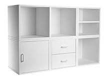 Hot Sale Foremost 340001 Modular 5-in-1 Shelf Cube Storage System, White