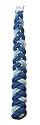 Blue and White 6 Wick Beeswax Jewish Havdalah Candle (Set of 2)