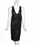 YA-YA Metallic Sleeveless Dress in Onyx