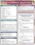 Algebraic Equations (Quickstudy Reference Guides - Academic)
