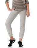 Motherhood Maternity: Under Belly French Terry Pork Chop Pockets Maternity Active Crop Pants