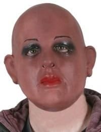 Dark Beauty Female Head Mask by JARROY