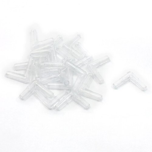 Uxcell 20Pcs Dual Way Fish Tank Air Line Tubing Connector Set, 5mm