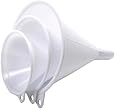 Norpro 243 3-Piece Plastic Funnel Set