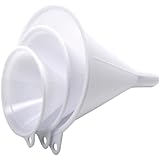Norpro 243 3-Piece Plastic Funnel Set