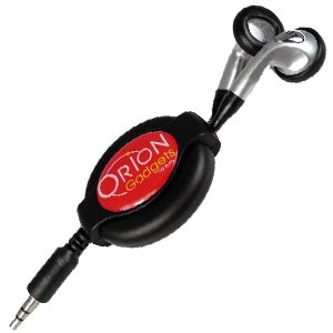 313Z8nmAToL Amazon Kindle Retractable Stereo 3.5mm Headphones (Black)