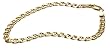 14k Yellow Gold 4.6mm Italian Mariner Chain Bracelet, 8"