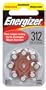 Energizer AC312E-8 Hearing Aid Batteries (8-Pack)