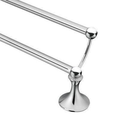 Moen DN7722CH 24-Inch Lounge Double Towel Bar, Chrome