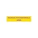 NMC RI25 Radiation Sign, Pack of 150 pcs