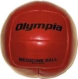Fitness And Agility Medicine Balls Synthetic Leather Medicine Balls - Syn. Leather Medicine Ball - 4-5 Lbs. - red