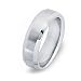 14k White Gold Men's Wedding Band