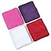 4 Pair of COSMOS ® Pink/White/Red/Purple Cotton Sports Basketball Wristband/Sweatband Wrist Sweat Band/Brace
