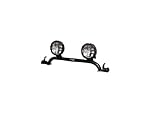 KC HiLiTES 7400 2-Tab Light Bar 1997-06 Jeep TJ Wrangler Black Finish