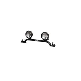 KC HiLiTES 7400 2-Tab Light Bar 1997-06 Jeep TJ Wrangler Black Finish