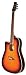 Kona K2LTSB Left-Handed Acoustic Electric Dreadnought Cutaway Guitar in Tobacco Sunburst Finish