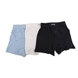Liquidation: sous-vêtements boxers / shorts JEEP plains pour garçon, en 100% coton (lot de 6)