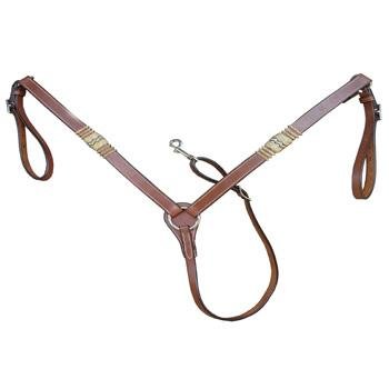 Breast Collar With Rawhide Accent