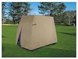 313ZXlU6GtL. SL160  Golf Car Easy On Cover   Tan, Fits Most Four Person Golf Cars