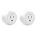 Gosund Mini Smart Plug with Timer Work with Alexa Google Home IFTTT,no Hub Required,ETL and FCC listed Wifi enabled Remote Control Smart Outlet,Only Supports 2.4GHz Network (2 Pack)