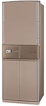 SHARP オールフレンチドア冷蔵庫 庫内除菌イオン 「愛情ホット庫」搭載 416L SJ-HV42M-C ベージュ系