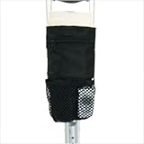 IMAGE OF Drive Medical Deluxe Universal Cane / Crutch Nylon Pouch, Black, 10