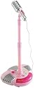 Pink Music Pop Star Singalong Microphone: Musical Party Stage Microphone Stand for the Little Idol
