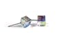 Aurore Boreale Tilted Cube Swarovski Austrian Crystal Earrings, 6mm