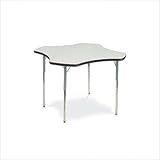 IMAGE OF Quick Ship: Clover Shaped Activity Table with Standard Legs