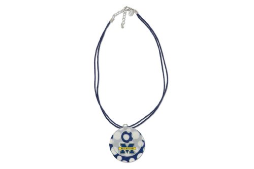 Michigan Wolverines Capiz Double Shell Cord Necklace