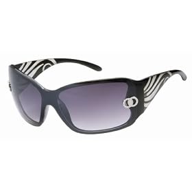 Ladies Swirls Design Fashion Sunglasses with Gradient Lens
