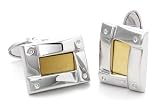 Dolan Bullock 14K Gold Sterling Silver Cufflinks
