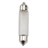 Bulbrite 715631 - 10 Watt Xenon Festoon Light Bulb, 12 Volt, T3-1/4, Frosted