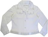 BEREK Jeweled Denim Jacket - White Pearl