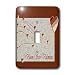 Beverly Turner Valentine Design - Buon San Valentino, Happy Valintines Day in Italian, Copper Hearts - Light Switch Covers - single toggle switch