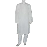 Casual Dress Adult Exotic Dresses Embroidered Kurta Pajama Long Sleeve Size XL Chest : 46