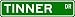 TINNER Street Sign ~ Personalized Family Lastname Sign ~ Gameroom, Basement, Garage S...