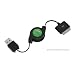 Apple Ipod 5g Video (80gb) Minisync Retractable Cable (usb (black))