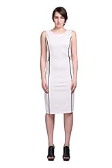 Knit Sleeveless Cutout Round Neck Bodycon Dress/Party Dress/Midi Dress 
