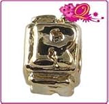 Quiges Beads Charms alphabet letter R