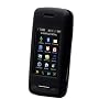 Solid Black RUBBER FEEL SOFT GRIP Case Cover for Brand LG Voyager VX10000 VX-10000 Protective Cell Phone Hard SNAP-ON
