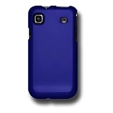 Amzer Rubberized Blue Snap-On Crystal Hard Case for Samsung Vibrant T959/Samsung Galaxy S 4G SGH-T959V