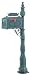 Fleur-de-Lis Rural Post Mailbox - 7 Colors - Rustproof! Image